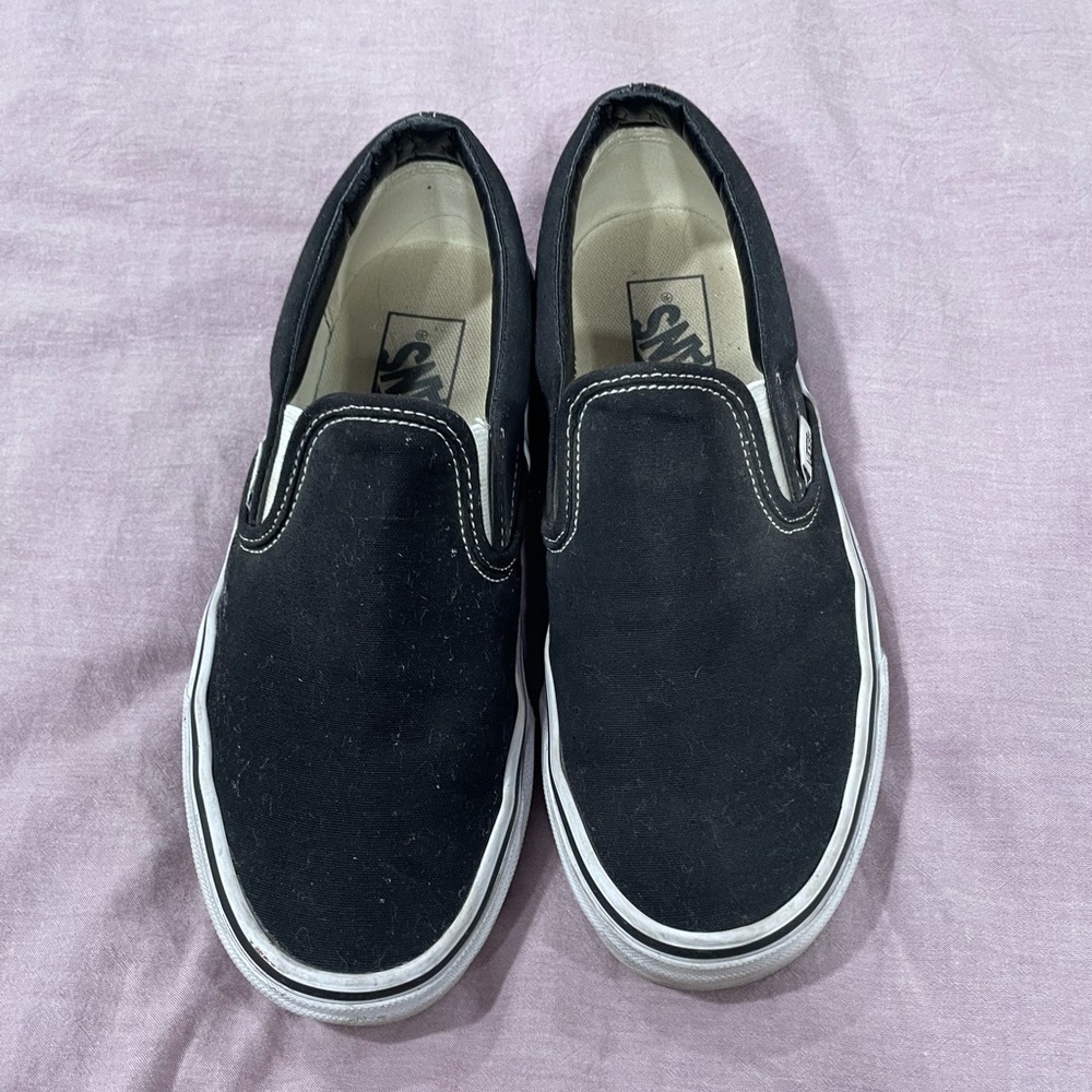 Vans Black Slip on